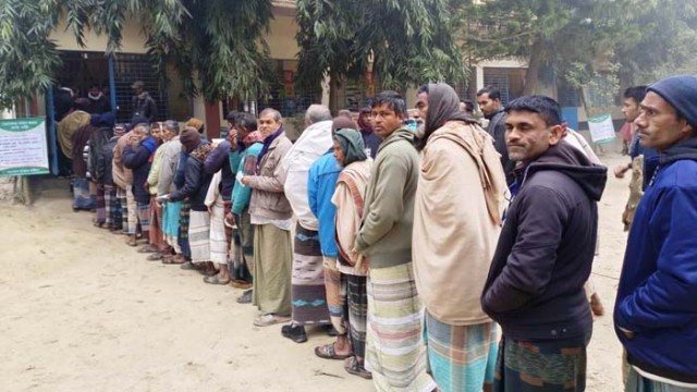 In Rajshahi, voting is taking place amid a joyous atmosphere