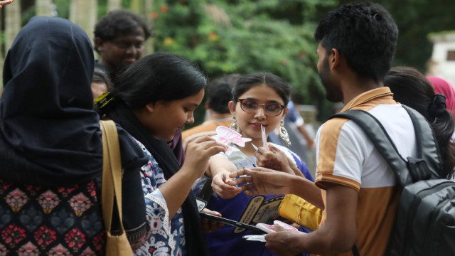 Candidates distribute leaflets and meet voters across Dhaka University campus on the final day of campaigning ahead of the DUCSU and Hall Union elections scheduled for September 9.