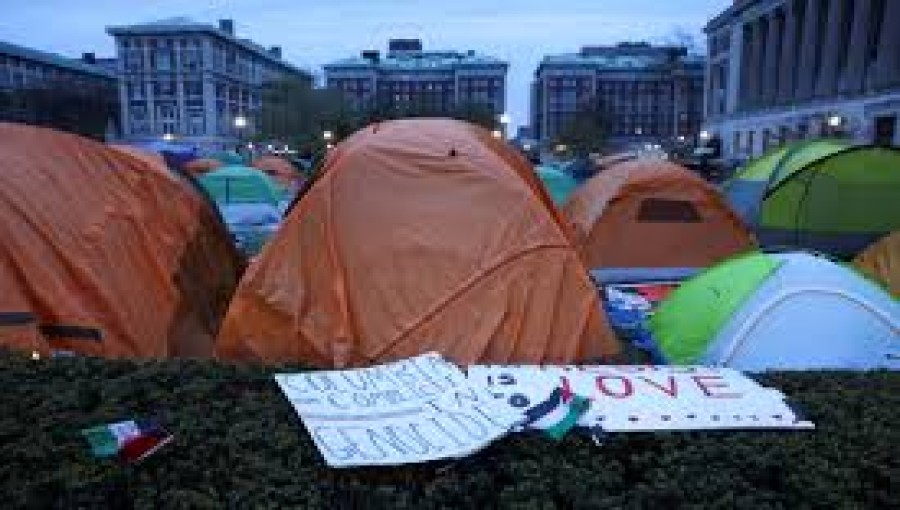 Deadline for camping is extended as violent demonstrations spread in Columbia