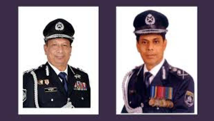 Former IGP Abdullah Al Mamun & AKM Shahidul Haque. Photo: Collected