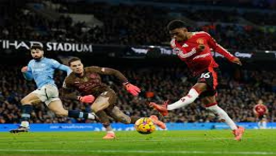 City Fall to United After Conceding 2 Quick Goals in Manchester Derby