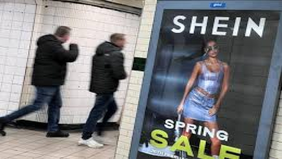 "Shein Storefront: The fast-fashion giant faces scrutiny from UK lawmakers over transparency in its cotton supply chain."