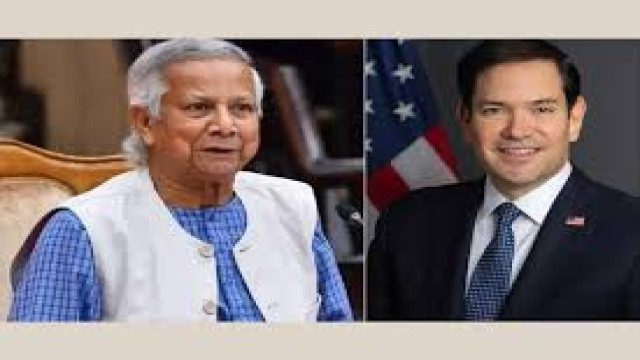 Professor Muhammad Yunus, Chief Adviser of Bangladesh, and U.S. Secretary of State Marco Rubio Discuss Reforms and Upcoming Elections