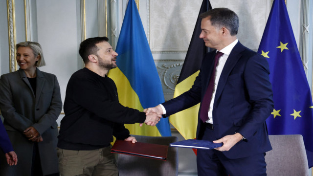 Ukrainian President Volodymyr Zelenskiy speaks at the Munich Security Conference, calling for a European army amid shifting U.S. foreign policy.