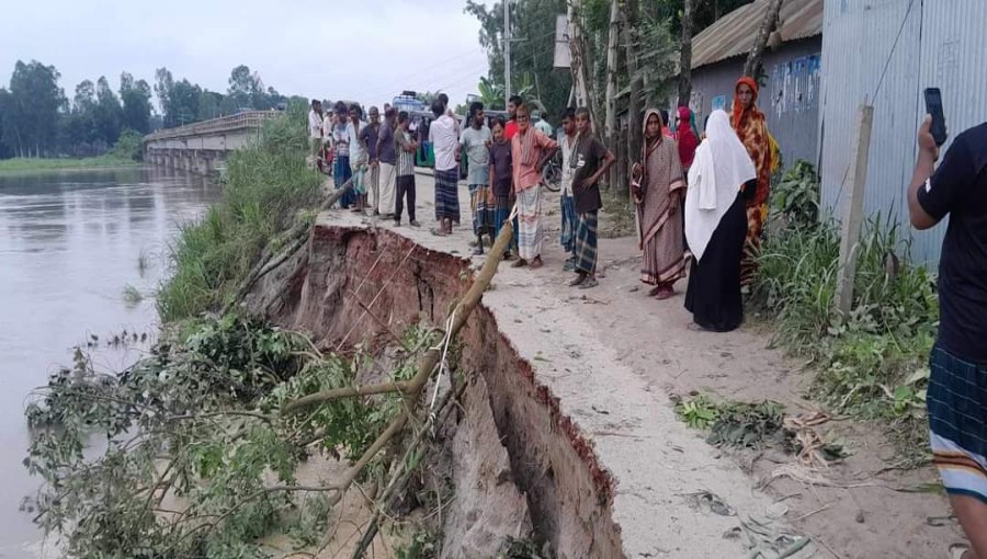 Bridge Link Road Collapse Cuts Off Communication for Thousands in Tangail