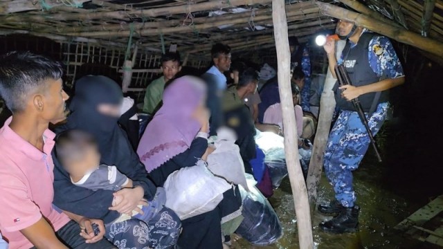 Bangladesh Coast Guard and Navy conduct a late-night joint operation in Teknaf hilly area, rescuing 21 women and children from traffickers’ hideout before being smuggled to Malaysia.