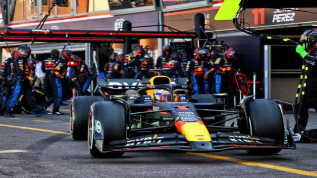 F1 cars navigate the tight Monaco circuit, where new pitstop rules aim to spice up the race.