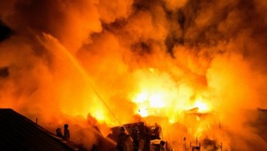 Firefighters Battle Inferno as Manila Slum Engulfed in Flames