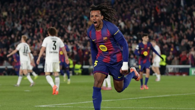 Kounde Brace Helps Barcelona Fight Back to Beat Frankfurt 2–1 at Camp Nou