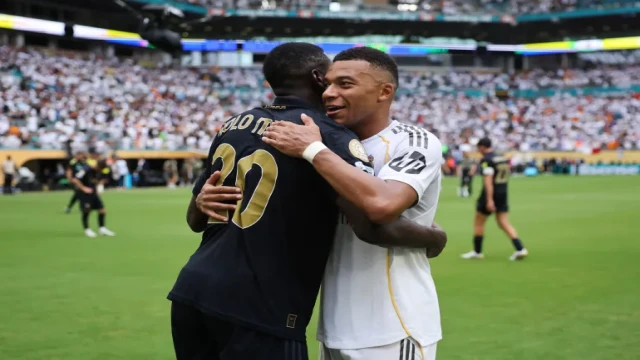Kylian Mbappé makes his much-anticipated Club World Cup debut as a substitute for Real Madrid against Juventus at Hard Rock Stadium, Miami, July 1, 2025.