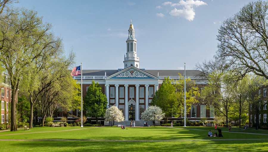 International students at an American university campus, drawn by the country's diverse educational opportunities and vibrant cultural experiences.