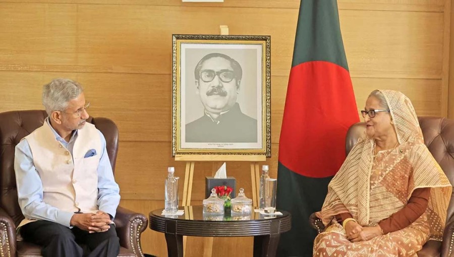 Jaishankar Meets PM Hasina to Strengthen Bilateral Relations.