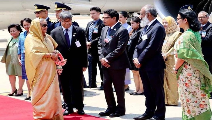 Thailand Welcomes PM Hasina with Grand Reception on Official Visit