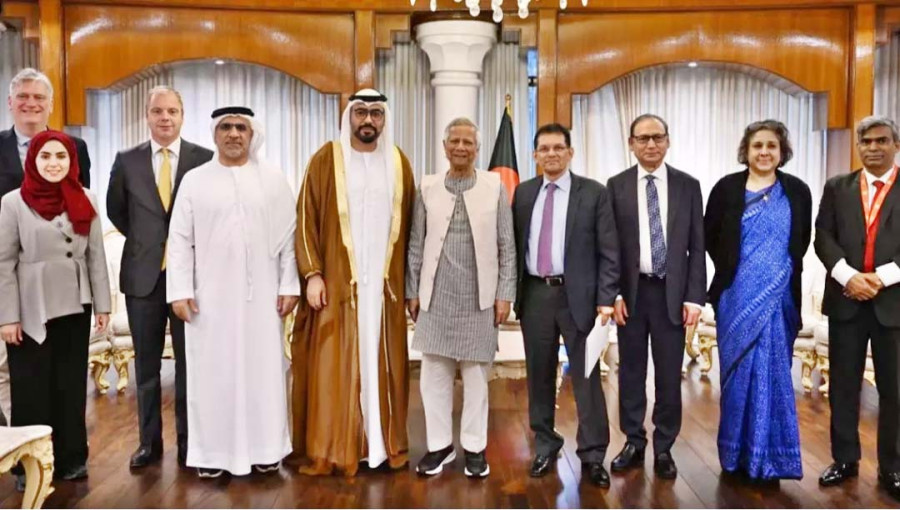 UAE ambassador invited Chief Adviser to World Government Summit. Photo: PID