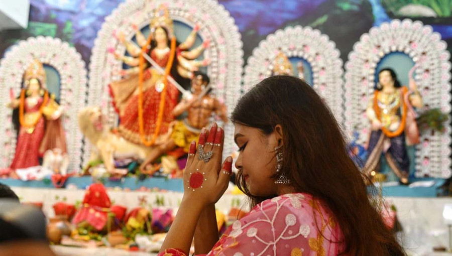 Maha Navami Puja of Sharadiyo Durgotsab Saturday