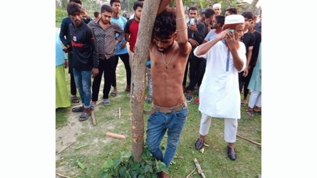 Sujan Hawladar was tied to a tree and beaten to death by a mob on 15 March 2025.