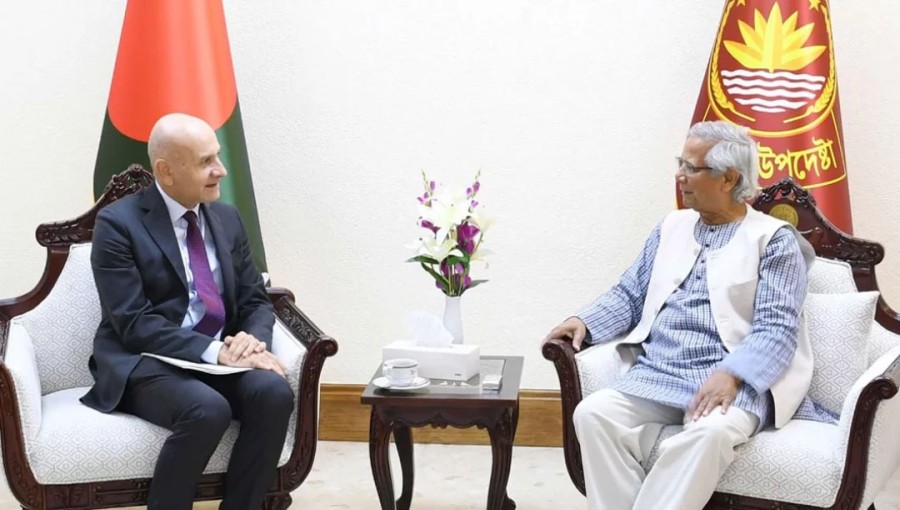 Italian Ambassador Meets Dr. Yunus to Discuss Shared Interests