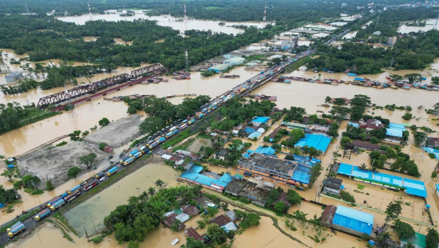 13 Dead, 4.5 Million Affected by Floods in Bangladesh