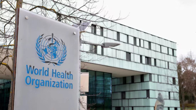 File image: A logo is pictured outside a building of the World Health Organization (WHO), in Geneva, Switzerland