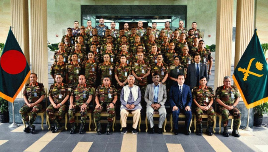 Chief Adviser of the interim government Dr Muhammad Yunus inaugurated this year's Army Headquarters Selection Board on 6 October, 2024.