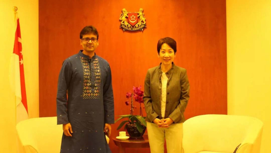 CA's Special Envoy Meets Singapore Minister Fu