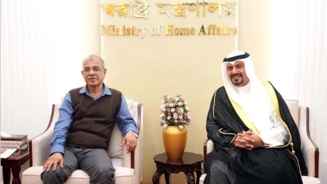 Home Affairs Adviser Lt Gen Md Jahangir Alam Chowdhury Retd on Monday, February 03, 2025 called upon Kuwait to recruit more manpower from Bangladesh. Photo: BSS