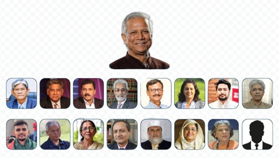 The 17 Members of Bangladesh's Interim Government