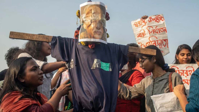 Effigy burning protests home affairs advisers remarks, demands for removal persist on Monday, March 03, 2025.