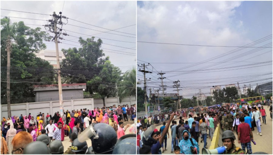 At Least 30 RMG Factories Closed in Ashulia Amid Worker Protests