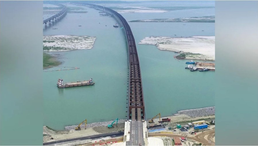 Railway Bridge Over Jamuna Expected to Open in December as Project Nears Completion