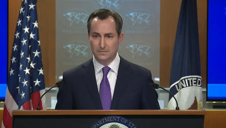 File image of US Department of State spokesperson Matthew Miller