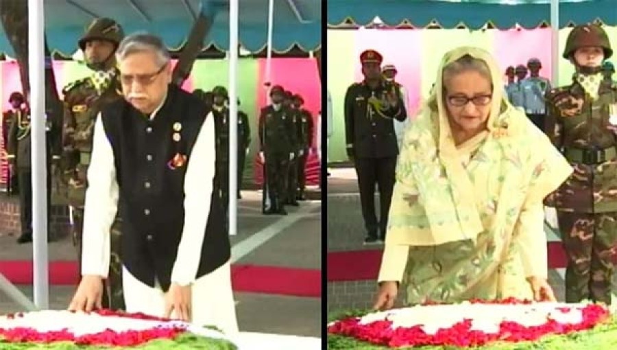 President Mohammed Shahabuddin and Prime Minister Sheikh Hasina