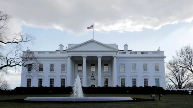 File image: A view of the White House in Washington, US. Photo: Reuters