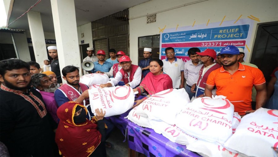 Qatar Charity’s Emergency Aid Reaches 180,000 Flood Victims in Bangladesh