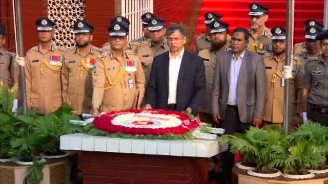 Home Minister Honors Martyred Police Officers; Confirms Arrests in Sharif Osman Murder Case