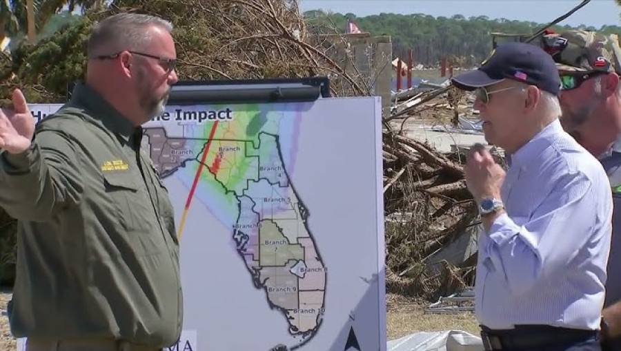 President Biden and Vice President Harris urge Floridians to evacuate immediately as Hurricane Milton approaches, warning of catastrophic damage and life-threatening conditions.