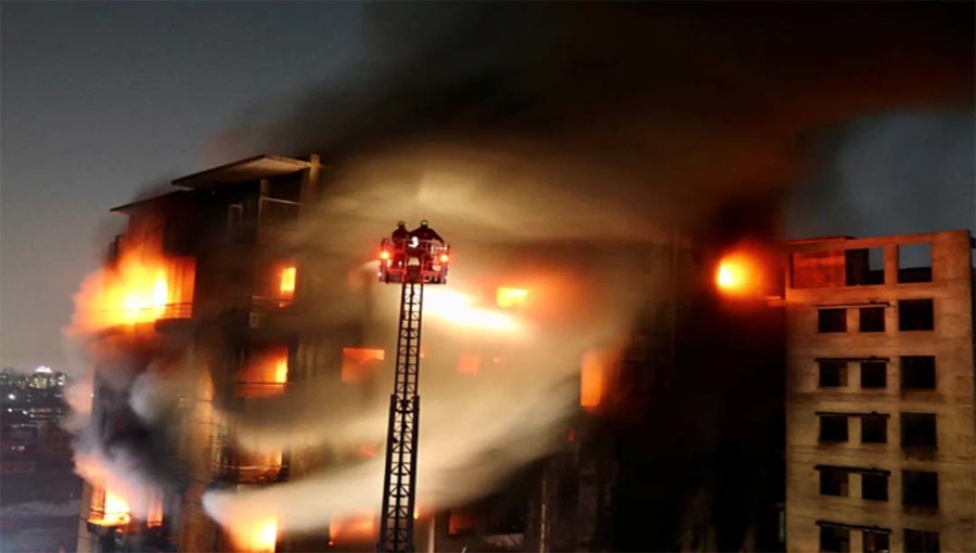 Demra Warehouse Fire Contained, Structural Integrity Raises Concerns