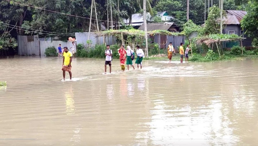 Thousands Still Trapped by Floodwaters in Tangail