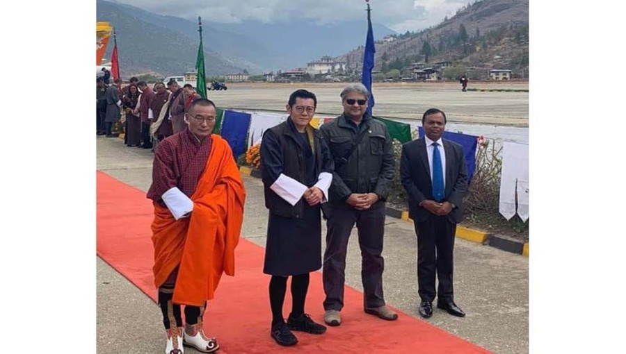 State Minister Arafat and Bhutanese King Arrive in Thimphu