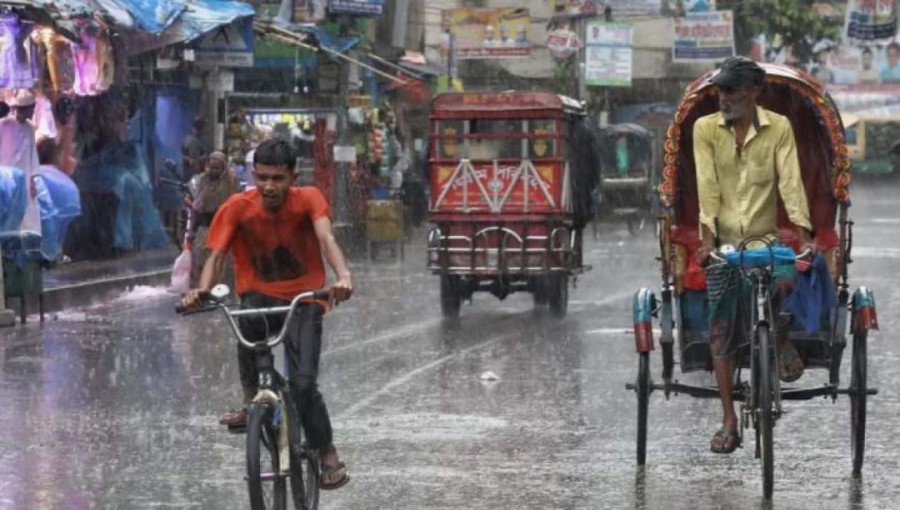 Rain Soaks Dhaka, Maritime Ports Under Cautionary Signal 3