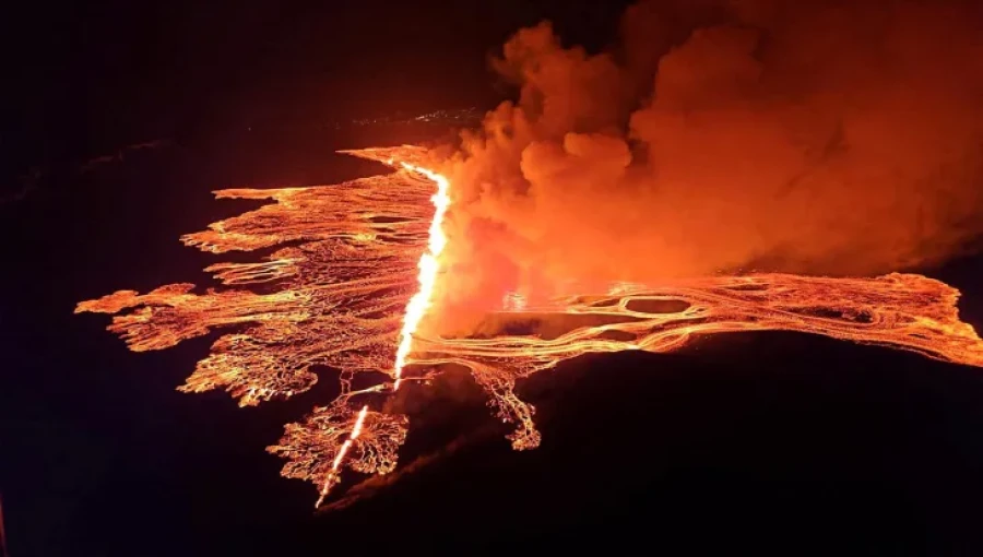 Icelandic Volcano Erupts, Forcing Evacuations