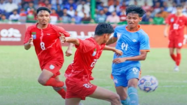 Bangladesh hold India to 1-1 draw, reach SAFF U-20 semifinals  