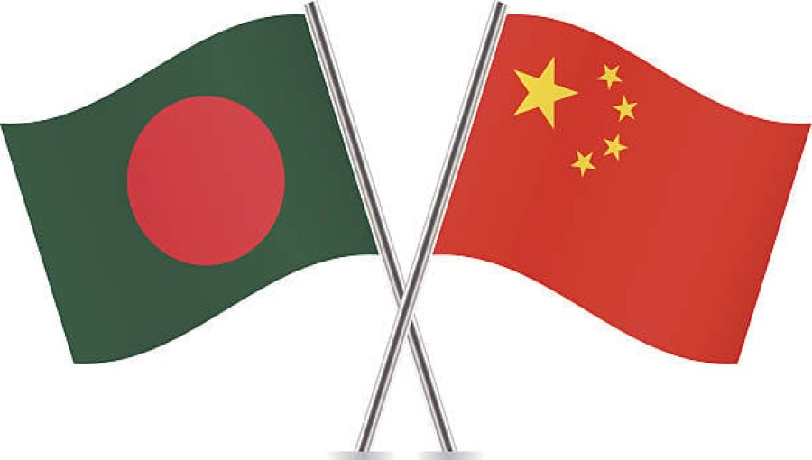 Bangladesh & China Flag