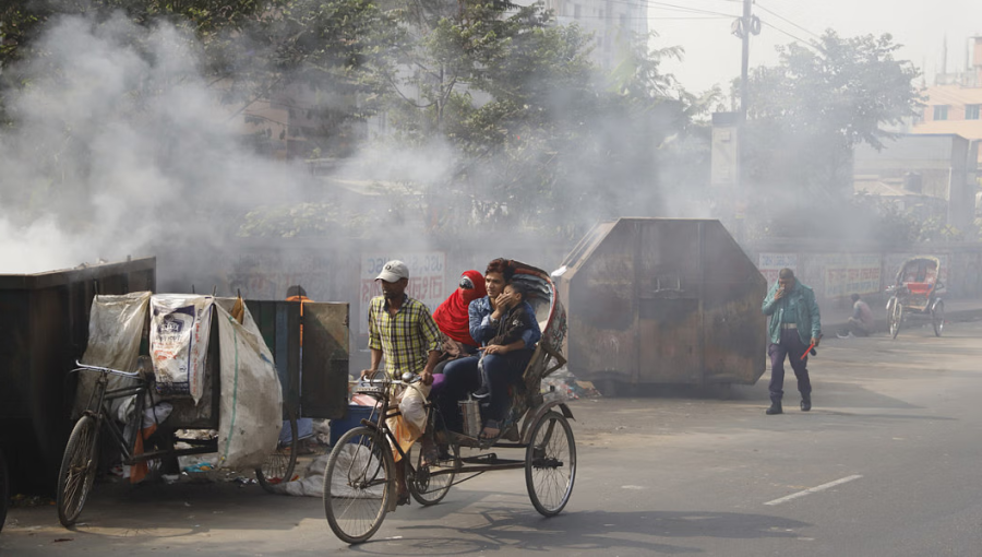 Dhaka Ranks Sixth Globally for Worst Air Quality with AQI of 165