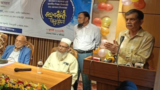 Education Adviser hails student role in uprising, advocates modernized madrasa and technical education to build "new Bangladesh."