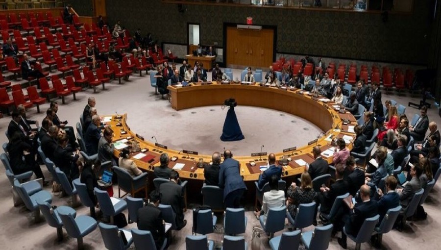 UN Political Affairs Chief Rosemary DiCarlo addresses the Security Council, warning of rising violence along the Lebanon-Israel Blue Line and urging restraint to prevent further destabilization in the region. UN PHOTO