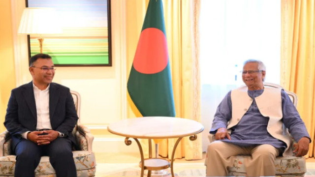 BNP Acting Chairman Tarique Rahman met with Chief Advisor Dr. Yunus