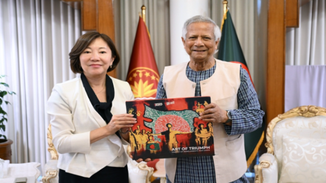 Chief Adviser highlights Matarbari project and calls for expanded scholarships, jobs, and sports cooperation during high-level JICA meeting.