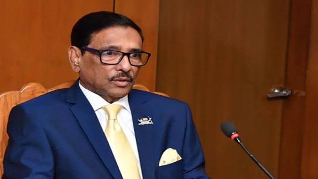 Obaidul Quader, the General Secretary of the Awami League