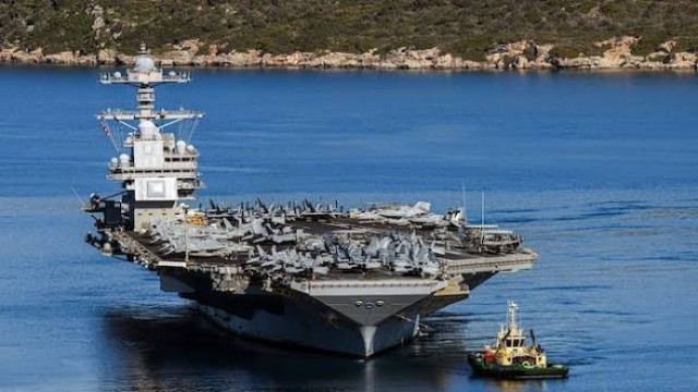 USS Gerald R. Ford returns to Crete after extended deployment  